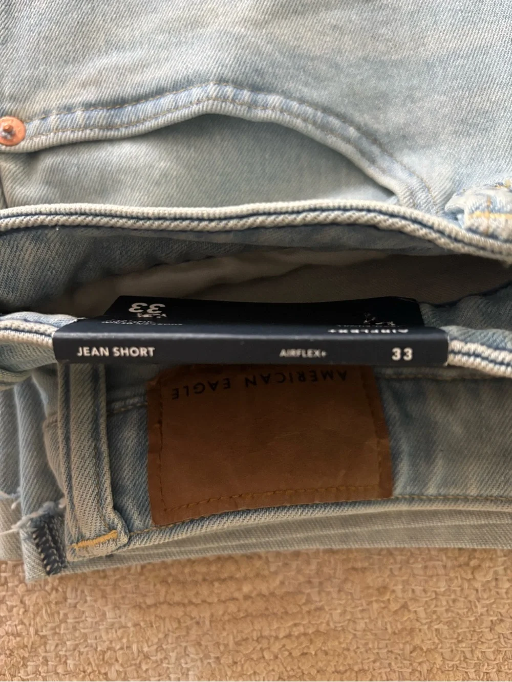 American Eagle Outfitters Light Blue Denim Jean Shorts
